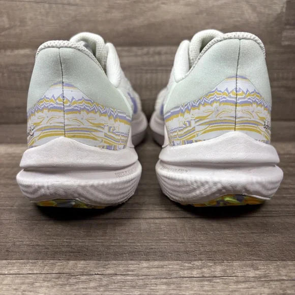 Nike Winflo 9 White Purple Green Womens US Size 8 DR8802-100 Running Shoes - Picture 4 of 9